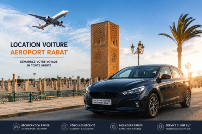 Pourquoi les touristes choisissent la location voiture aeroport rabat pour découvrir le Maroc